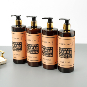 Set de Artículos de Aseo para Baño de <span class=keywords><strong>Hotel</strong></span>, Champú y Acondicionador Reparador del <span class=keywords><strong>Cabello</strong></span> de 500 ml, para Hoteles de Lujo - Product Image 1