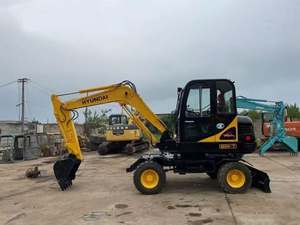 Mini-excavatrice sur pneus Hyundai 60w-7 de 6 tonnes à vendre, de bonne qualité - Product Image 4