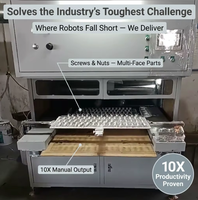 Machine de peinture automatique pour vis et écrous, résout les problèmes de pulvérisation industrielle, produit plus de 10 fois plus que le travail manuel