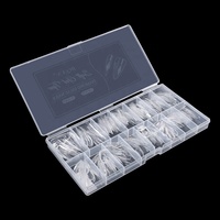BQAN Salon professionnel français longue double forme canard doux X ongles conseils acrylique faux gel conseils pour extensions d'ongles