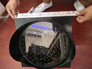 Señal de desaceleración de carretera, luz led solar de advertencia de tráfico, amarilla, parpadeante, roja, lenta, 300mm - Product Image 3