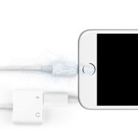 Compatible con el sistema IOS para cargar y auriculares Divisor 2 en 1 para iPhone Adaptador convertidor de cable de audio