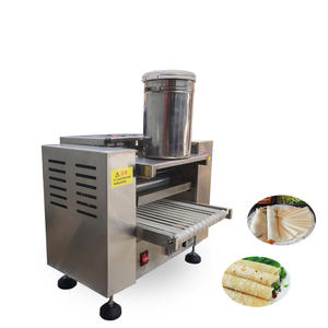 Machine à crêpes et rouleaux de printemps électrique automatique en acier inoxydable de qualité alimentaire multifonctionnelle - Product Image 1