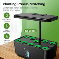 Cultivador Inteligente de Plantas, Jardinera Hidropónica, Máquina de Cultivo de Espectro Completo, Jardinera Hidropónica Inteligente para Vegetales