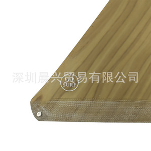 Aileron simple Upsurf 8 pouces en placage de bambou et fibre de verre pour planche à pagaie - Product Image 2