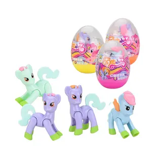 Deformation little pony Toy Egg Dinosaur Model animal Children's Toys