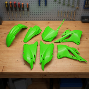 Kit di plastica verde fluorescente di 2022 2025 per accessori moto Kawasaki KX 112 - Product Image 2