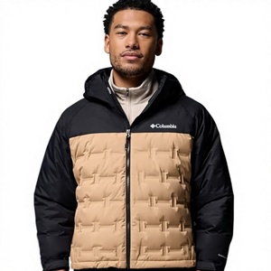 Men's Lightweight Windproof Casual <b>Packable</b> Puffer <b>Jacket</b> Waterproof Winter Hooded Quilted Storage Pouch - Product Image 1
