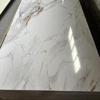 Lámina de Mármol UV BingJie, Panel de Mármol Sintético de PVC para Decoración de Paredes, Lámina de Mármol de PVC, Venta al por Mayor