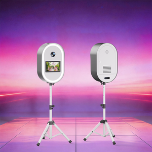 Photomaton <span class=keywords><strong>de</strong></span> pointe léger avec écran tactile 10,1 pouces, trépied et éclairage LED RGB contrôlé par <span class=keywords><strong>application</strong></span> pour événements - Product Image 2
