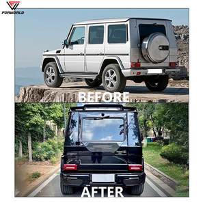 Fuente de fabricación, parachoques delantero de coche, parachoques trasero, rejilla, capó, lámpara de guardabarros para Mercedes Benz Clase G W463 09-18 a 2022 <span class=keywords><strong>Barbus</strong></span> - Product Image 3