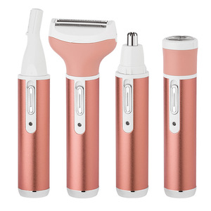 Women USB Lithium Battery Epilator Electric Razor Hair Removal Painless Face Shaver Bikini Pubic Groin Hair Trimmer Eyebrow Nose