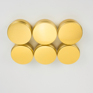 150Gครีมเครื่องสำอางที่ว่างเปล่าอลูมิเนียมGoldenดีบุกกล่อง - Product Image 3