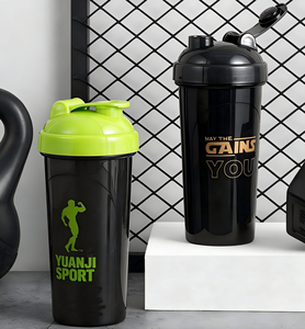 ขวดเชคโปรตีน 700 มล. พิมพ์โลโก้ได้ ป้องกันการรั่วซึม สำหรับผสมโปรตีนออกกำลังกาย - Product Image 2