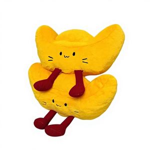Décoration d'intérieur, coussin en peluche en forme de lingot d'or, poupée en peluche 'Good Things Happen', 35-50 cm - Product Image 5