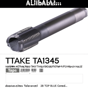 TTAKE TA1345 High Performance <b>Tap</b> UNF <b>Thread</b> Tapered For Through Holes Tolerance 2B TOP BLUE Coated - Product Image 2