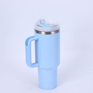 Tasse de voyage isotherme en acier inoxydable de 40 oz avec poignée, double paroi sous vide, pour café, voiture, personnalisable, vente en gros - Meilleures ventes - Product Image 3
