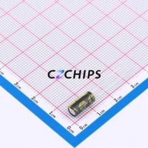 Condensador Electrolítico de Aluminio de Montaje Pasante CD26G1HM2R2D110T, Componente de Montaje Pasante (THT), D5xL11mm 2.2uF 20% 50V 2mm - Product Image 2