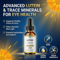 Complément alimentaire pour les yeux OEM, extrait de myrtille, ester de lutéine, huile de zéaxanthine, soin des yeux, liquide oral, soutien de la santé de la vue, gouttes liquides de lutéine