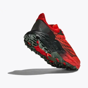 Non Slip Thick Bottom Outdoor Trail <b>Sneakers</b> Breathable Mesh Upper <b>Black</b> Red Multi Color For Mountain Hiking Running Sports - Product Image 4