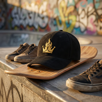 Casquettes de baseball en daim unisexes ajustables à visière incurvée, style streetwear, hip hop, skate, vente en gros