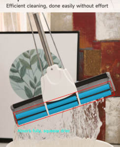 Serpillère à tête effaçable Realida Magic Eraser, serpillère à tête polyvalente avec manche en acier inoxydable - Product Image 2