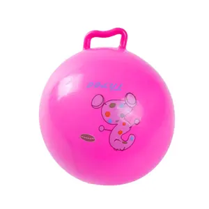 Pelota de salto hinchable para niños, pelota de salto inflable grande, segura y duradera, pelota de salto de PVC con mango