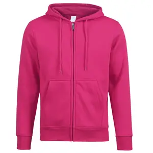 Autumn and winter new casual 330gCVC fashion pink hoodies for women hoodie costom