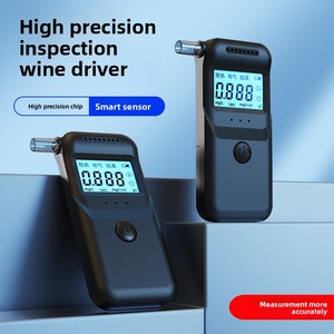 Alcootest professionnel haute précision à affichage 3 chiffres, rechargeable, sans contact, réponse en 10 secondes, testeur d'alcoolémie vocal - Product Image 6