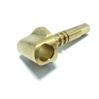 Actionneur rotatif CNC en acier inoxydable/laiton usiné avec une tolérance de 0,01 mm