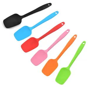 Spatule en Silicone pour le beurre de gâteau, vente en gros d'usine, pour mélanger la crème, outils de cuisson