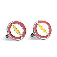 Meilleures ventes : Boutons de manchette en verre électroplaqué à thème, forme ronde, impression typographique, pour chemise de costume homme