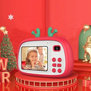 กล้องเด็ก กล้องดิจิตอลเซลฟี่ 18 ล้านพิกเซล กล้องคู่หน้า/หลัง หน้าจอ 2.4 นิ้ว บันทึกวิดีโอมุมกว้าง 180 องศา สำหรับเด็ก - Product Image 4