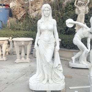 Décor à la maison personnalisé nu sexy femme nue statue en marbre trois filles sexy statue en pierre à vendre - Product Image 6