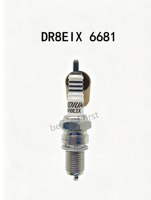 Bougie d'allumage Iridium NGK DR8EIX 6681 compatible avec Honda CM250, Yamaha FZR600, Suzuki SP125, Kawasaki GPZ750, pièces de moteur de moto