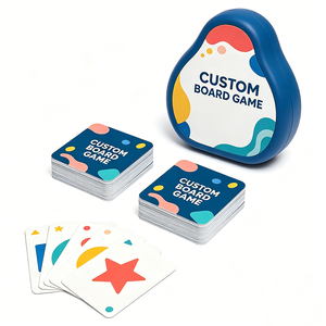Jeu de société portable personnalisé pour les voyages, jeu de cartes divertissant personnalisé avec impression couleur CMYK pour les soirées de jeux en famille ou en groupe - Product Image 3