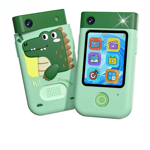 L9 Children Education Toy Cute Dinosaur unicorn 2.8inch Camera Phone HD Touch Screen 1080P Video Recorder Mini Kids Camera Phone