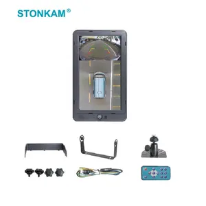 STONKAM360度カメラバードビューシステム、トラックバスを反転するための頑丈な車両サポートwifi追跡