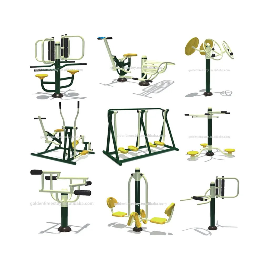 New design fashion exercise sports park body building gym outdoor flex fitness gym equipment