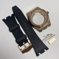 Neues AP Oak Drei-Zeiger-Set mit 26mm Kautschukarmband und 42mm Gehäuse mit Saphirglas für NH35/NH36/4R Uhrwerke