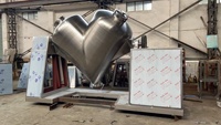 Agitateur à vis industriel en acier inoxydable 30L/50L, mélangeur de type V pour la poudre détergente et le café en grains