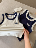 Ensemble d'été pour enfants, haut sans manches et short pour garçons et filles, costume 2 pièces, vêtements de sport pour enfants, nouvelle collection