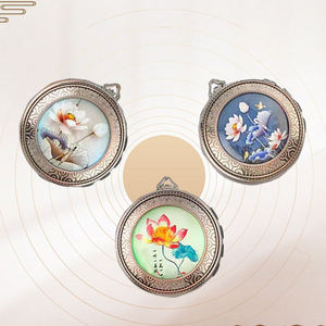 Reproductor MP3 con Diseño de Loto y Caja de Buda, Receptor de Música BT50, Colgante Recargable con Ranura para Tarjeta para Cantar y Rezar - Product Image 5