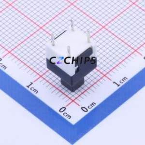 BTSA-N-P-17 Push Button Switch Through hole Component (THT) Switch No Lock Square Button Through Hole 100mA - Product Image 2