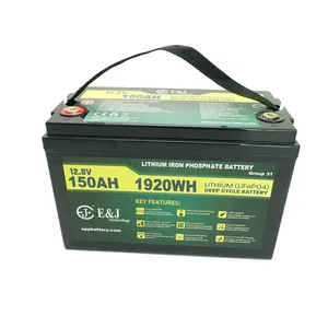 2021 Trung Quốc Sản Xuất Lithium 150Ah 12V Có Thể Sạc Lại Lifepo4 Điện Folklifts Xe Pin