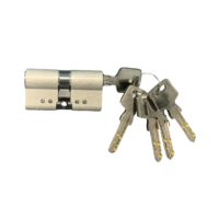 Cylindre de serrure de porte à clé à double ouverture Euro Profile 60mm 5 clés d'ordinateur incluses