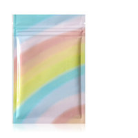 Sacs scellés pour aliments en aluminium dépoli, double face, plaqué aluminium, opaques, colorés, pour bijoux et bijouterie, avec fermeture Ziplock