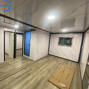 WinFair 판매 합리적인 가격 컨테이너 미래 모듈러 카페 유리 작은 집 고급 비치 빌라 조립식 + 집 중국에서 - Product Image 5