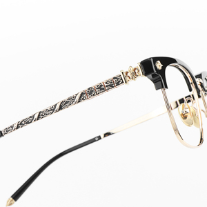 ユニークなデザインの眼鏡透明な女性男性光学処方高級ブランド中国古代スタイル細かく彫られた女性メガネ - Product Image 6