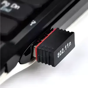 150Mbps USB 2.0 <b>Wireless</b> Wifi Adapter With 2.4GHz Frequency And 100M Range For <b>PC</b> Laptop External Network Connectivity - Product Image 1